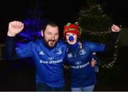 22 December 2018; Leinster supporters Mick Hayden and Saoirse Hayden, age 12, both from Ballinteer, Dublin, ahead of the Guinness PRO14 Round 11 match between Leinster and Connacht at the RDS Arena in Dublin. Photo by Matt Browne/Sportsfile