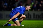 22 December 2018; Conor O'Brien of Leinster celebrates after scoring his side's first try during the Guinness PRO14 Round 11 match between Leinster and Connacht at the RDS Arena in Dublin. Photo by Ramsey Cardy/Sportsfile