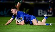 22 December 2018; Conor O'Brien of Leinster scores his side's first try during the Guinness PRO14 Round 11 match between Leinster and Connacht at the RDS Arena in Dublin. Photo by Sam Barnes/Sportsfile