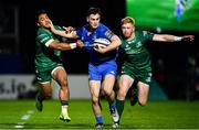 22 December 2018; Conor O'Brien of Leinster in action against Bundee Aki, left, and Darragh Leader of Connacht during the Guinness PRO14 Round 11 match between Leinster and Connacht at the RDS Arena in Dublin. Photo by Sam Barnes/Sportsfile