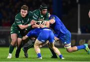 22 December 2018; Ultan Dillane, right and Finlay Bealham of Connacht are tackled by Conor O’Brien and Rhys Ruddock of Leinster during the Guinness PRO14 Round 11 match between Leinster and Connacht at the RDS Arena in Dublin. Photo by Matt Browne/Sportsfile