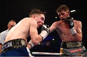22 December 2018; Jason Cunningham, right, in action against Michael Conlan during their Featherweight bout at the Manchester Arena in Manchester, England. Photo by David Fitzgerald/Sportsfile