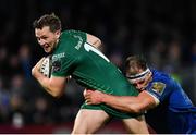 22 December 2018; Jack Carty of Connacht is tackled by Rhys Ruddock of Leinster during the Guinness PRO14 Round 11 match between Leinster and Connacht at the RDS Arena in Dublin. Photo by Eóin Noonan/Sportsfile