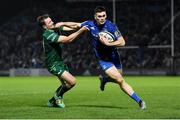 22 December 2018; Conor O'Brien of Leinster is tackled by Jack Carty of Connacht during the Guinness PRO14 Round 11 match between Leinster and Connacht at the RDS Arena in Dublin. Photo by Ramsey Cardy/Sportsfile