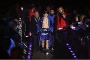 22 December 2018; Michael Conlan makes his way to the ring prior to his featherweight bout with Jason Cunningham at the Manchester Arena in Manchester, England. Photo by David Fitzgerald/Sportsfile