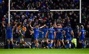 22 December 2018; Leinster players celebrate a late try during the Guinness PRO14 Round 11 match between Leinster and Connacht at the RDS Arena in Dublin. Photo by Sam Barnes/Sportsfile