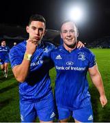 22 December 2018; Noel Reid, left, and Ed Byrne of Leinster following the Guinness PRO14 Round 11 match between Leinster and Connacht at the RDS Arena in Dublin. Photo by Ramsey Cardy/Sportsfile