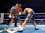 22 December 2018; Carl Frampton, right, in action against Josh Warrington during their IBF World Featherweight title bout at the Manchester Arena in Manchester, England. Photo by David Fitzgerald/Sportsfile