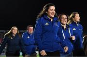 22 December 2018; The Leinster Women's team as they parade the Interprovincial Championship Cup at halftime of the Guinness PRO14 Round 11 match between Leinster and Connacht at the RDS Arena in Dublin. Photo by Ramsey Cardy/Sportsfile
