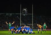 22 December 2018; Both side's contest a scrum during the Guinness PRO14 Round 11 match between Leinster and Connacht at the RDS Arena in Dublin. Photo by Eóin Noonan/Sportsfile