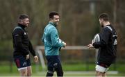 27 December 2018; Sam Arnold, left, Conor Murray, centre, and Conor Oliver during Munster Rugby squad training at the University of Limerick in Limerick. Photo by Diarmuid Greene/Sportsfile