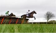 28 December 2018; Let The Heirs Walk, with David Mullins up, jump the seventh during the Sky Sports Racing Maiden Hurdle during day three of the Leopardstown Festival at Leopardstown Racecourse in Dublin. Photo by David Fitzgerald/Sportsfile