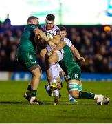 28 December 2018; Louis Ludik of Ulster is tackled by Conor Carey, left, and Jarrad Butler of Connacht during the Guinness PRO14 Round 12 match between Connacht and Ulster at the Sportsground in Galway. Photo by John Dickson/Sportsfile
