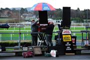 29 December 2018; A general view of bookmakers setting up their stall ahead of day four of the Leopardstown Festival at Leopardstown Racecourse in Dublin. Photo by Barry Cregg/Sportsfile