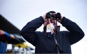 29 December 2018; Martin Laffin, from Nenagh, Co Tipperary, inspects the course prior to day four of the Leopardstown Festival at Leopardstown Racecourse in Dublin. Photo by David Fitzgerald/Sportsfile