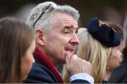 28 December 2018; Michael O'Leary, CEO of Ryanair, in attendance during the Sky Sports Racing Maiden Hurdle during day three of the Leopardstown Festival at Leopardstown Racecourse in Dublin. Photo by Barry Cregg/Sportsfile