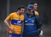 29 December 2018; Clare joint manager Gerry O'Connor with Jack Browne following the Co-Op Superstores Munster Hurling League 2019 match between Clare and Cork at Cusack Park in Clare. Photo by Harry Murphy/Sportsfile