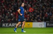 29 December 2018; James Lowe of Leinster leaves the field after being sent off by referee Frank Murphy during the Guinness PRO14 Round 12 match between Munster and Leinster at Thomond Park in Limerick. Photo by Diarmuid Greene/Sportsfile
