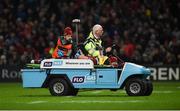 29 December 2018; Chris Cloete of Munster leaves the field on a stretcher after picking up an injury during the Guinness PRO14 Round 12 match between Munster and Leinster at Thomond Park in Limerick. Photo by Diarmuid Greene/Sportsfile