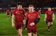 29 December 2018; Conor Murray, left, and Keith Earls after the Guinness PRO14 Round 12 match between Munster and Leinster at Thomond Park in Limerick. Photo by Diarmuid Greene/Sportsfile