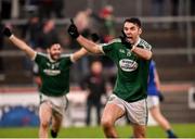 2 December 2018; Michael Carroll of Gaoth Dobhair celebrates after the AIB Ulster GAA Football Senior Club Championship Final match between Gaoth Dobhair and Scotstown at Healy Park in Tyrone. Photo by Oliver McVeigh/Sportsfile