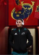 29 December 2018; Dan Goggin of Munster ahead of the Guinness PRO14 Round 12 match between Munster and Leinster at Thomond Park in Limerick. Photo by Ramsey Cardy/Sportsfile