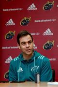 31 December 2018; Head coach Johann van Graan during a Munster Rugby press conference at the University of Limerick in Limerick. Photo by Diarmuid Greene/Sportsfile