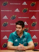 31 December 2018; Billy Holland during a Munster Rugby press conference at the University of Limerick in Limerick. Photo by Diarmuid Greene/Sportsfile