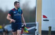 31 December 2018; Peter O'Mahony arrives for Munster Rugby squad training at the University of Limerick in Limerick. Photo by Diarmuid Greene/Sportsfile