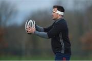 31 December 2018; Niall Scannell during Munster Rugby squad training at the University of Limerick in Limerick. Photo by Diarmuid Greene/Sportsfile