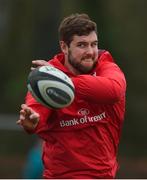 31 December 2018; Rhys Marshall during Munster Rugby squad training at the University of Limerick in Limerick. Photo by Diarmuid Greene/Sportsfile