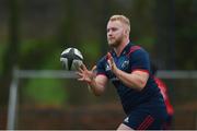 31 December 2018; Jeremy Loughman during Munster Rugby squad training at the University of Limerick in Limerick. Photo by Diarmuid Greene/Sportsfile