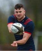 31 December 2018; Conor Oliver during Munster Rugby squad training at the University of Limerick in Limerick. Photo by Diarmuid Greene/Sportsfile