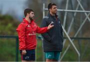 31 December 2018; Rhys Marshall and Jean Kleyn during Munster Rugby squad training at the University of Limerick in Limerick. Photo by Diarmuid Greene/Sportsfile