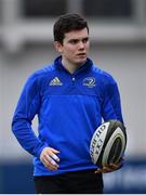 31 December 2018; Hugh O'Sullivan during Leinster Rugby squad training at Energia Park in Donnybrook, Dublin. Photo by Ramsey Cardy/Sportsfile