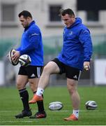 31 December 2018; Peter Dooley, right, and Cian Healy during Leinster Rugby squad training at Energia Park in Donnybrook, Dublin. Photo by Ramsey Cardy/Sportsfile