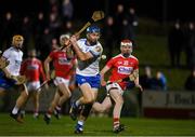 2 January 2019; Michael Walsh of Waterford scores his side's first goal during the Co-Op Superstores Munster Hurling League 2019 match between Cork and Waterford at Mallow GAA Grounds in Mallow, Co. Cork.  Photo by Eóin Noonan/Sportsfile