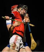 2 January 2019; Robert Downey of Cork is tackled by DJ Foran of Waterford during the Co-Op Superstores Munster Hurling League 2019 match between Cork and Waterford at Mallow GAA Grounds in Mallow, Co. Cork.  Photo by Eóin Noonan/Sportsfile
