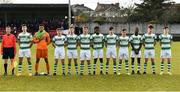 27 October 2018; The Shamrock Rovers team before the SSE Airtricity U17 League Final match between Finn Harps and Shamrock Rovers at Maginn Park in Buncrana, Donegal. Photo by Oliver McVeigh/Sportsfile