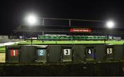 28 December 2018; A general view of the greyhound racing traps at the Sportsground before the Guinness PRO14 Round 12 match between Connacht and Ulster at the Sportsground in Galway. Photo by Piaras Ó Mídheach/Sportsfile