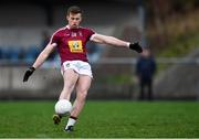 29 December 2018; Ger Egan of Westmeath during the Bord na Móna O'Byrne Cup Round 2 match between Westmeath and Offaly at Lakepoint Park, St Loman's GAA Club, in Mullingar, Westmeath. Photo by Piaras Ó Mídheach/Sportsfile