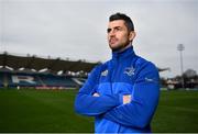 4 January 2019; Rob Kearney poses for a portrait prior to a Leinster Rugby Press Conference at the RDS Arena in Dublin. Photo by Seb Daly/Sportsfile