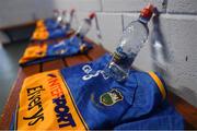 5 January 2019; A general view of Tipperary jerseys laid out in the dressing room ahead of the Co-Op Superstores Munster Hurling League 2019 match between Tipperary and Kerry at MacDonagh Park in Nenagh, Co. Tipperary. Photo by Eóin Noonan/Sportsfile