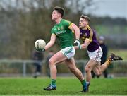 5 January 2019; Thomas O'Reilly of Meath in action against Martin O'Connor of Wexford during the Bord na Móna O'Byrne Cup Round 3 match between Wexford and Meath at St Patrick's Park in Wexford. Photo by Matt Browne/Sportsfile