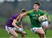 5 January 2019; Thomas O'Reilly of Meath in action against Martin O'Connor of Wexford during the Bord na Móna O'Byrne Cup Round 3 match between Wexford and Meath at St Patrick's Park in Wexford. Photo by Matt Browne/Sportsfile