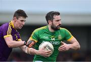 5 January 2019; Michael Newman of Meath in action against Gavin Sheehan of Wexford during the Bord na Móna O'Byrne Cup Round 3 match between Wexford and Meath at St Patrick's Park in Wexford. Photo by Matt Browne/Sportsfile