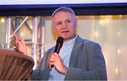 5 January 2019; Ireland Rugby head coach Joe Schmidt talks during the Leinster Rugby Junior Lunch at the Ballsbridge Hotel in Dublin. The Leinster Rugby Junior Lunch was held in the Ballsbridge Hotel this afternoon. This is the second year that the lunch has been held in celebration of Junior Rugby in Leinster. Photo by Harry Murphy/Sportsfile