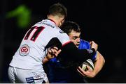 5 January 2019; Conor O'Brien of Leinster is tackled by Angus Kernohan of Ulster during the Guinness PRO14 Round 13 match between Leinster and Ulster at the RDS Arena in Dublin. Photo by Ramsey Cardy/Sportsfile