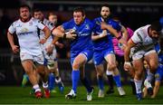 5 January 2019; Seán Cronin of Leinster on his way to scoring his side's second try during the Guinness PRO14 Round 13 match between Leinster and Ulster at the RDS Arena in Dublin. Photo by Ramsey Cardy/Sportsfile