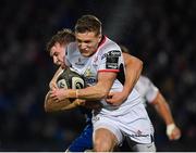 5 January 2019; Johnny McPhillips of Ulster is tackled by Ross Molony of Leinster during the Guinness PRO14 Round 13 match between Leinster and Ulster at the RDS Arena in Dublin. Photo by Seb Daly/Sportsfile